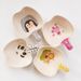 Dinosaur Cartoon Cute Baby Eating Food Supplement Tableware Household Children's Special Bamboo Fiber Rice Bowl_maomaolike.com