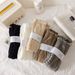 Twisted knitted socks for women autumn winter long leg socks slimming Y2K leg sets warm thick line pile socks_maomaolike.com