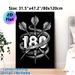 Darts 180 Themed Painting Poster, Vintage Monochrome Intricate Dart & Distressed Number Poster, Stylish Decor For Dart Enthusiasts, Ideal For Game_maomaolike.com