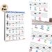 Music Note Mnemonics Painting Poster, Clear Colorful Music Note Memorization Guide Poster, Practical Educational Design To Learn Music Notes Ideal For_maomaolike.com