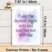 Inspirational Quote Painting Poster, Soft Purple-blue Watercolor Style Poster, Uplifting Motivational Message To Boost Positive Mood, Ideal For Living_maomaolike.com
