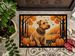 Lakeland Terrier Fall Doormat Front Door Mat Indoor Outdoor Rugs For Entryway, Non Slip Washable Low Pile, 24H X 36W_maomaolike.com