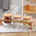 Glass Spice Jar Set Kitchen Seasoning Containers With Wooden Stand Salt Sugar Shakers Airtight Lids Easy Pour Design_maomaolike.com
