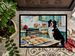 Bernese Mountain Dog Christmas Cookies Doormat Front Door Mat Indoor Outdoor Rugs For Entryway, Non Slip Washable Low Pile, 24H X 36W_maomaolike.com