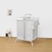 2-Tier Laundry Hamper 110L Large Oxford Clothes Basket Sorter With, Lid And Sorting Cards For Clothes & Toys Storage,White_maomaolike.com