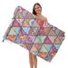 Double Sided Velvet Beach Towel Microfiber Printed Sports Towel Absorbent Bath Towel_maomaolike.com