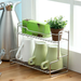 Kitchen Double-Layer Spice Organizer Home Bathroom Toilet Multi-Functional Storage Cosmetic Rack_maomaolike.com