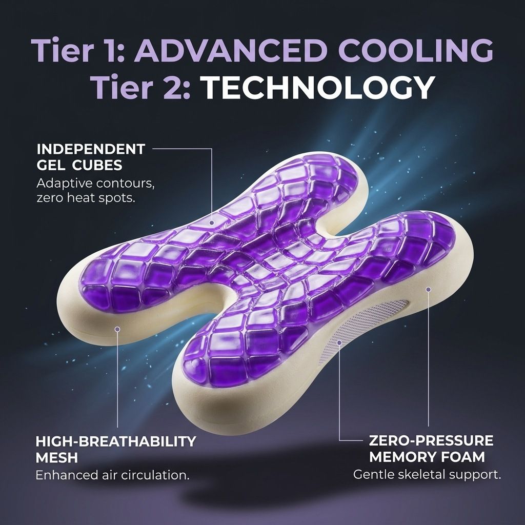 Gel Pillow, Breathable Cool Bed Pillow Private-brand Best-selling Thermostatic Neck Pillo, Summer Artifact, Cooling G_maomaolike.com