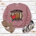 Women's Clothing Site Ready Stock Simple Pullover Crewneck Top T shirt TouchDown Print Loose Sweatshirt_maomaolike.com