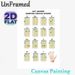 Left-Handed Baritone Ukulele Chords Painting Poster, Clear Color-Coded Chord Chart Poster, Visual Reference To Learn Baritone Ukulele Chords, Suitable_maomaolike.com