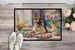 Decorating Easter German Shepherd Doormat Front Door Mat Indoor Outdoor Rugs For Entryway, Non Slip Washable Low Pile, 24H X 36W_maomaolike.com