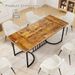 71 Inch Large Dining Table For 6-8 People Rectangular Wood Kitchen Table_maomaolike.com