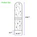 2 Pack Metal Garden Trellis 86.7" X 19.7" Rustproof Trellis For Climbing Plants Outdoor Flower Support Butterfly Deco Black_maomaolike.com
