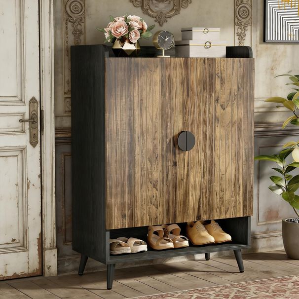 Shoe Cabinet, Shoe Storage Organizer With Adjustable Shelves_maomaolike.com