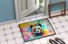 Hippie Animal Panda Doormat Front Door Mat Indoor Outdoor Rugs For Entryway, Non Slip Washable Low Pile, 24H X 36W_maomaolike.com