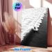 Surfing Themed Painting Poster, Monochrome Minimalist Surfer Riding Rolling Ocean Waves Poster, Stylish Coastal Art Piece Ideal For Bedroom, Living_maomaolike.com