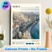 Beirut Coastal City Painting Poster, Warm-toned Minimalist Urban Landscape Poster, Features Charming Seaside City Skyline, Ideal For Home And Office_maomaolike.com
