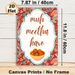 Gulab Jamun Themed Painting Poster, Vibrant Traditional Floral Pattern Poster, Cultural Sweet-inspired Decor Ideal For Kitchen And Dining Spaces_maomaolike.com
