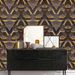 3D Three-Dimensional Geometric Restaurant Panel Background TV Self-Adhesive Decorative Waterproof Wall Sticker_maomaolike.com