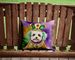 Maltipoo King Of Mardi Gras Throw Pillow Machine Washable, Indoor Outdoor Decorative Pillow For Couch, Bed Or Patio, 14Hx14W_maomaolike.com