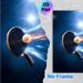 Table Tennis Themed Painting Poster, Dynamic Light-trailed Table Tennis Racket & Ball Poster, Energetic Sports-inspired Decor Ideal For Game Room_maomaolike.com