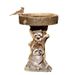 Tree Stump Resin Garden Bird Feeder Design Decoration Dog Pet Ornament_maomaolike.com