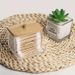 Daily Necessities Bamboo Lid Storage European Style Transparent Desktop Swab Makeup Remover Cotton Dustproof Box Home_maomaolike.com