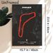 Monza Racing Circuit Painting Poster, Sleek Dark-toned Minimalist Race Track Layout Poster, Informative Circuit Detail Decor For Home Office, Racing_maomaolike.com