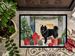 German Spitz Cozy Christmas Doormat Front Door Mat Indoor Outdoor Rugs For Entryway, Non Slip Washable Low Pile, 24H X 36W_maomaolike.com