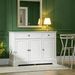 Sideboard Buffet Cabinet, Modern Accent Cabinet With 2 Drawers And Adjustable Shelves_maomaolike.com
