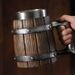 Munich October Oktoberfest Party German large barrel beer cup personalized handmade wood water cup large capacity mug_maomaolike.com