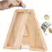 Wooden Letter Storage Box For Boys And Girls, Letters A-Z, Coin Box, Birthday Gift, Easter Gift_maomaolike.com
