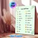 French 1-20 Numbers Learning Painting Poster, Pastel-colored Leaf-adorned Poster, Clear French Number Learning Guide, Suitable For Language Study_maomaolike.com
