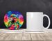 Hippie Animal Parrot Large Sandstone Coasters Pack Of 4 Absorbent Round Coasters Decor Gifts For Men Or Women, 4 In, Multicolor_maomaolike.com