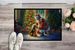 Airedale Terrier And Santa Claus Doormat Front Door Mat Indoor Outdoor Rugs For Entryway, Non Slip Washable Low Pile, 24H X 36W_maomaolike.com
