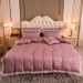 Wholesale French Princess Style Embroidered Pure Lace Edge Naked Sleep 100% Long-Staple Cotton Four-Piece Set_maomaolike.com