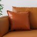 SOGA 45cm Light Luxury Urban Simulated Leather Wide Edge Throw Pillow_maomaolike.com