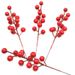 Manufacturer Wholesale 12 Single-Pronged Artificial Fork Berry Fortune Small Red Fruit New Year Flower Gift Accessories_maomaolike.com