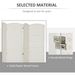 Room Divider, 6 Panel Folding Privacy Screen, 6FT Tall Portable Weave Partition Wall Divider For Bedroom, White_maomaolike.com