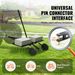 VEVOR Tow Behind Dethatcher, 40-inch Tow Dethatcher With 20 Spring Steel Tines, Lawn Dethatcher Rake For ATV Or Mower, Tow Behind Lawn Rake With Lift Handle For Garden Farm Grass_maomaolike.com