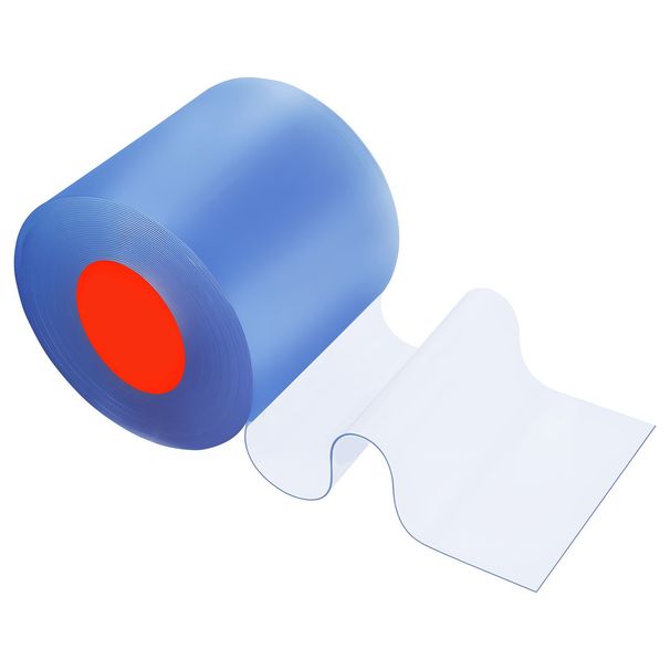 Clear PVC Strip Curtain, 101 Ft Length X 12 In Width, Thermal Insulating Plastic Door Strip Bulk Roll, Walk In Freezer Cooler Curtain Strips For Doorways Of Supermarket, Garage, Warehouse_maomaolike.com