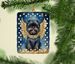 Affenpinscher My Angel Porcelain Ornament Christmas Tree Hanging Decorations For Home Christmas Holiday, Rectangle, Gift, Multicolor_maomaolike.com