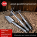 Gardening Silver Shovel Set For Planting And Cultivating Flowers, Potted Plants, Shovel, Iron Spade, Outdoor Digging_maomaolike.com