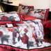 1 Ink-Dyed American Light Luxury High-End Oil Painting Style All-Cotton Digital Print Four-Piece Set Pure Cotton Duvet Cover Bed S_maomaolike.com