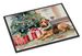 Airedale Terrier Cozy Christmas Doormat Front Door Mat Indoor Outdoor Rugs For Entryway, Non Slip Washable Low Pile, 24H X 36W_maomaolike.com