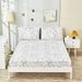 Leaf Line Pattern Three Piece Digital Printing Bed Sheet Bedding Set For Adults And Children_maomaolike.com
