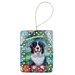 Bernese Mountain Dog Christmas Porcelain Ornament Christmas Tree Hanging Decorations For Home Christmas Holiday, Rectangle, Gift, Multicolor_maomaolike.com