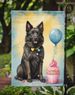 Belgian Sheepdog Happy Birthday Garden Flag Mailbox Flag Decorative Yard Flag Banner Outside Patio Artwork Yard Flower Beds, Garden Size, Multicolor_maomaolike.com