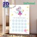 Fairy Mouse Reward Chart Painting Poster, Whimsical Watercolor Cute Fairy Mouse With Star Wand Poster, Practical Progress-tracking Design To Celebrate_maomaolike.com