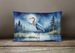 Birds, Birds, Birds Throw Pillow Throw Pillow For Indoor Couch Bed Outdoor Patio Washable, Blue Heron Moonlight 7495,12Hx16W_maomaolike.com
